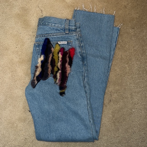 Forte Couture Jeans with Mink detail! - Picture 5 of 8